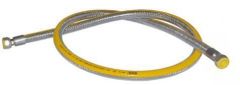 Gas Connection Hose, 125CM for Ovens & Gas Hobs, DN12, Gasflex MM1/2X1/2 Universal