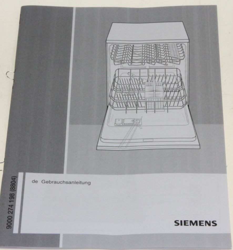 Instruction Manual for Bosch Siemens Dishwashers - Part nr. BSH 00560671 BSH - Bosch / Siemens