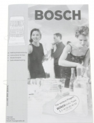 Instruction Manual for Bosch Siemens Dishwashers - Part nr. BSH 00583112