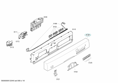 Panel Frame for Bosch Siemens Dishwashers - Part nr. BSH 00664994
