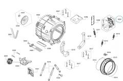 Electronic Module (Configured, Programmed) for Bosch Siemens Washing Machines - Part. nr. BSH 12005965