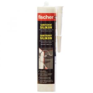 Sanitary Silicone Sealant - White, 310ml Fischer