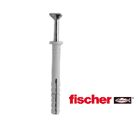 Hammer Fixing Wall Plug UN 5 x 50/25 F, with collar, UPAT (200pcs) Fischer