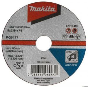 Cutting Disc, 180X2,5X22,23MM, for Steel Makita Univerzální