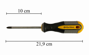 Cross Head Screwdriver, PZ2/6x100MM, Strend PRO CX372,043