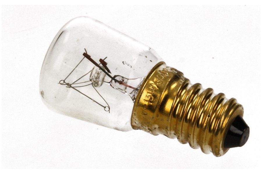 Bulb, Socket E14, 15W, up to 300°C, Diameter 22mm, Length 48mm for Universal Ovens