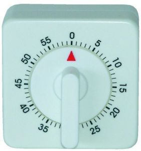 Mechanical Acoustic Time Monitor, Timer, Minute Minder for Cooking and Baking